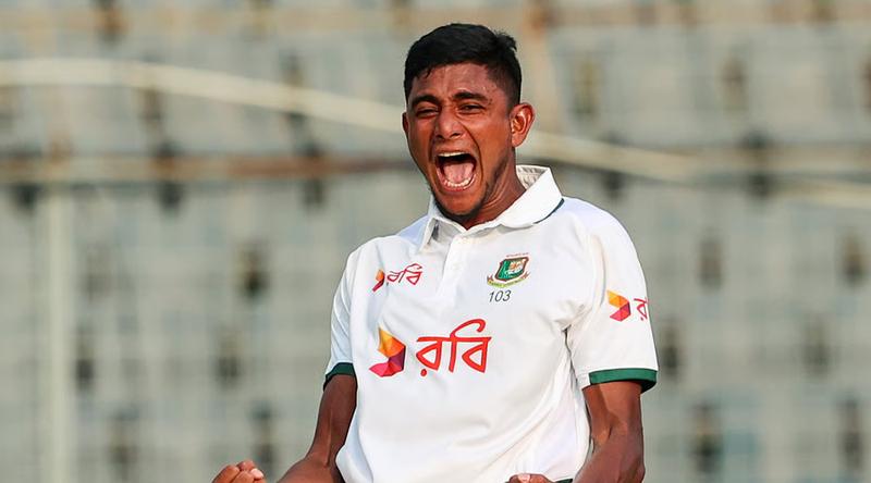 আগামীকাল সারাদিন ব্যাট করার কথা বললেন নাহিদ রানা