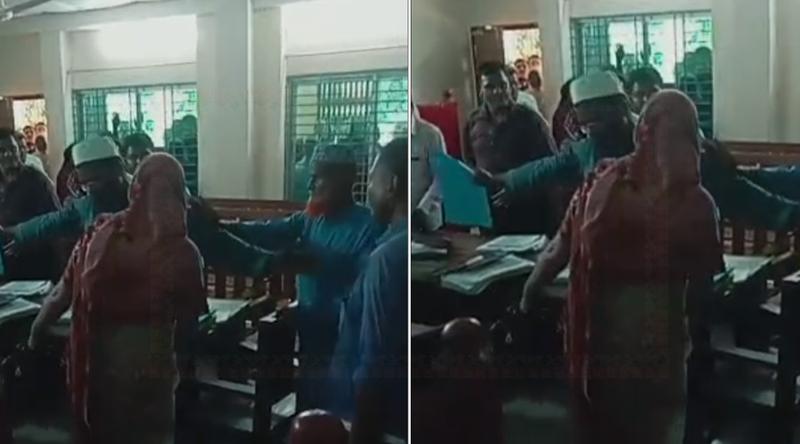 ইজিবাইকে ওঠাকে কেন্দ্র করে এজলাস কক্ষে আইনজীবীকে জুতা নিক্ষেপ