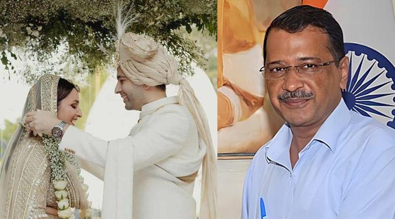 রাঘব-পরিণীতির বিয়ের আসরে বড় দাদার মতো কর্তব্য পালন করেছিলেন কেজরিওয়াল!