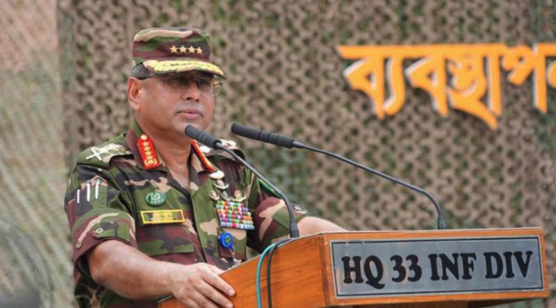 দেশ স্থিতিশীল হওয়ায় সেনাসদস্যরা ব্যারাকে ফিরছে : সেনাপ্রধান