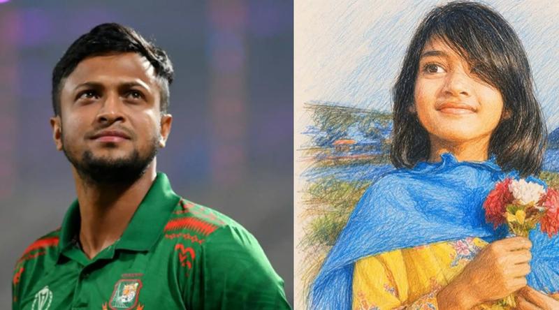 রামিসাকে নিয়ে সাকিবের আবেগঘন পোস্ট