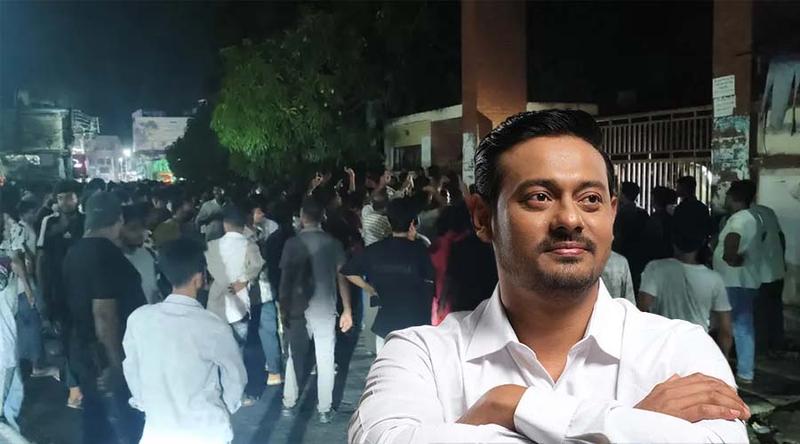 নাসীরুদ্দীন পাটওয়ারীসহ নেতাকর্মীদের থানায় অবরুদ্ধ করে বিএনপির বিক্ষোভ