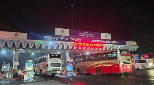 একদিনে যমুনা সেতু পার হলো প্রায় ৪০ হাজার যানবাহন