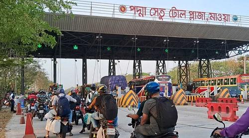 পদ্মা সেতুতে এক দিনে প্রায় ৫ কোটি টাকার টোল আদায়