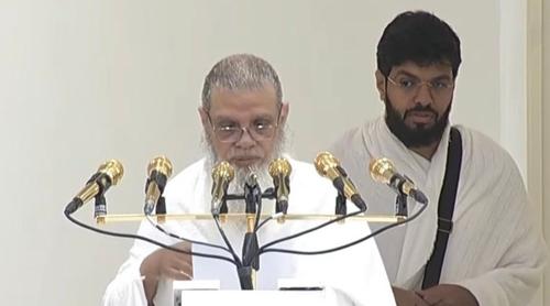 আরাফার ময়দানে হজের খুতবা শুরু
