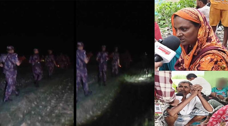 বিএসএফের পুশব্যাকচেষ্টা, গভীর রাতেও সাতক্ষীরা সীমান্তে সতর্ক বিজিবি