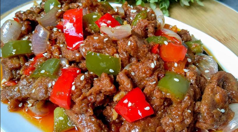 গরুর মাংসে নতুন স্বাদ, ঘরেই বানান গ্রিন চিলি বিফ