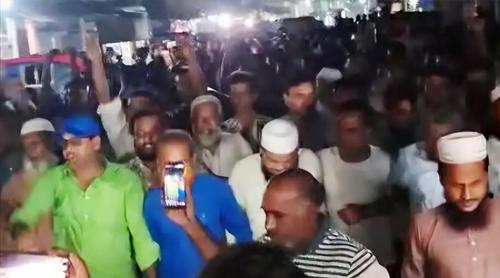 আখতারুজ্জামানের গ্রেপ্তারের প্রতিবাদে কিশোরগঞ্জে জামায়াতের বিক্ষোভ