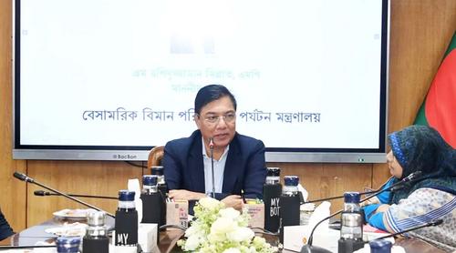 শাহজালাল বিমানবন্দরে দ্রুত ট্রলির সংখ্যা বাড়ানোর নির্দেশ বিমানমন্ত্রীর