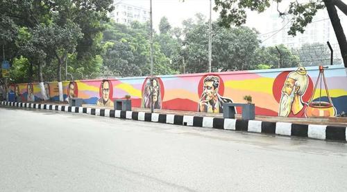 দখলমুক্ত সেগুনবাগিচার ফুটপাত, নতুন রূপ দিলো ডিএসসিসি