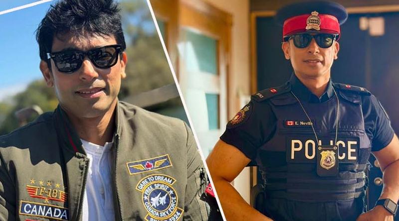 কানাডিয়ান পুলিশের পোশাকে জায়েদ খান, রহস্যের জট খুললেন নিজেই