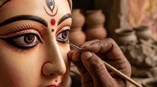 দেবীপক্ষের সূচনায় দেবী দুর্গার আগমনী বার্তা