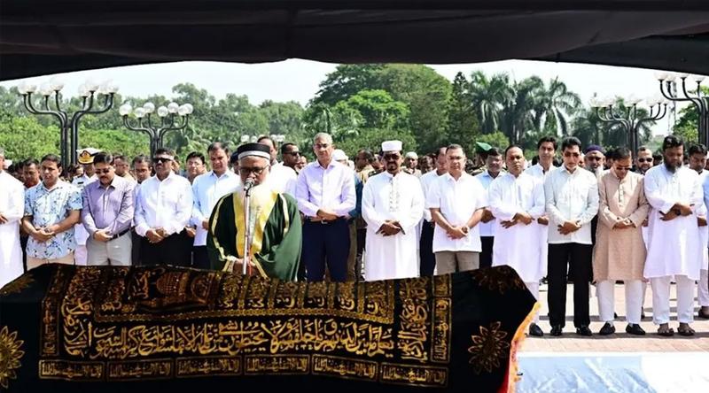 বিএনপি নেতা সালাউদ্দিনের জানাজা অনুষ্ঠিত