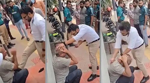 মারধরের ভিডিও ভাইরালের পর যুবক আটক, দাঁড়িয়ে থাকা পুলিশ প্রত্যাহার