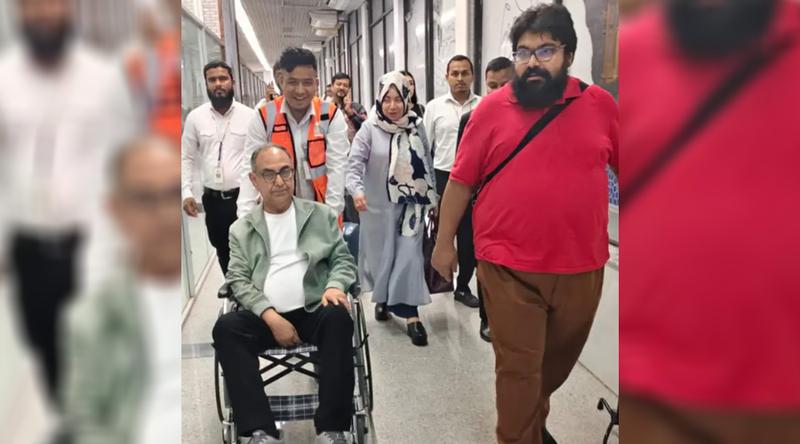 মালয়েশিয়ায় চিকিৎসা শেষে দেশে ফিরলেন মির্জা আব্বাস
