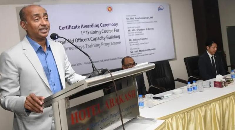আইনগত সহায়তার মাধ্যমে ন্যায়বিচারের পথ সুগম করতে হবে : আইনমন্ত্রী