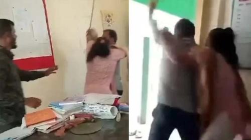 স্কুলে মারামারি করা সেই দুই শিক্ষক সম্পর্কে স্বামী-স্ত্রী, একসঙ্গে বদলির সুপারিশ