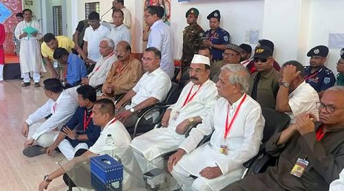 রংপুরে শতবর্ষী ধর্মসভা মন্দিরের পূজামণ্ডপ পরিদর্শন করেছেন প্রধানমন্ত্রী