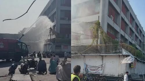 শাহজালাল বিমানবন্দরের স্টোর বিল্ডিংয়ে আগুন