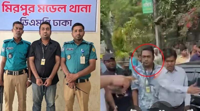 ফুটপাত পরিদর্শনের সময় প্রধানমন্ত্রীকে অনুসরণ, নিষিদ্ধ ছাত্রলীগ নেতা আটক