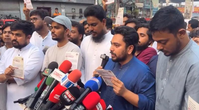 স্বরাষ্ট্রমন্ত্রী ও জ্বালানিমন্ত্রীকে পদত্যাগ করতে হবে : নাহিদ ইসলাম