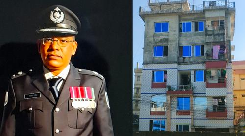 সুনামগঞ্জ শহরে ওসি আমিনুল'র পাঁচতলা বাড়ীসহ বিপুল অবৈধ সম্পদ
