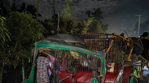 শেরপুরে সিএনজি অটোরিকশায় বাসের ধাক্কায় ইরাকফেরত প্রবাসী নিহত, আহত ৪