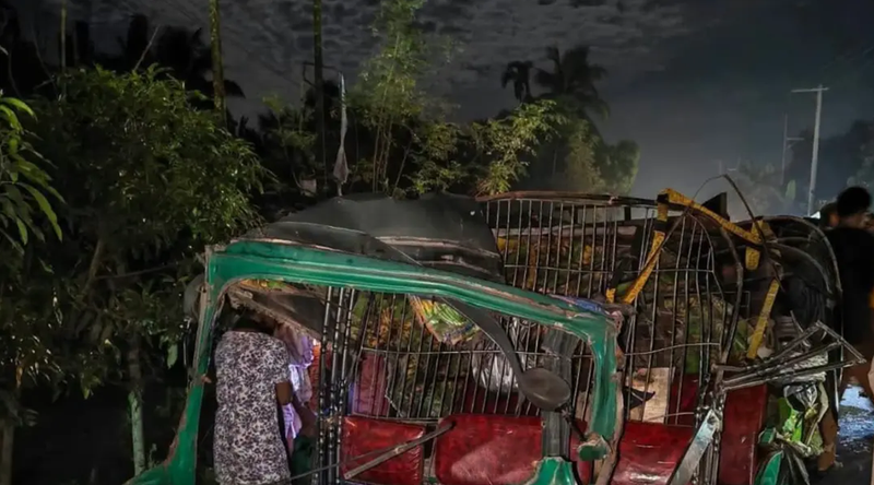 শেরপুরে সিএনজি অটোরিকশায় বাসের ধাক্কায় ইরাকফেরত প্রবাসী নিহত, আহত ৪