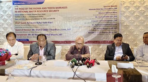 ফারাক্কার প্রভাব মোকাবিলায় পদ্মা-তিস্তা ব্যারাজ চান রিজভী
