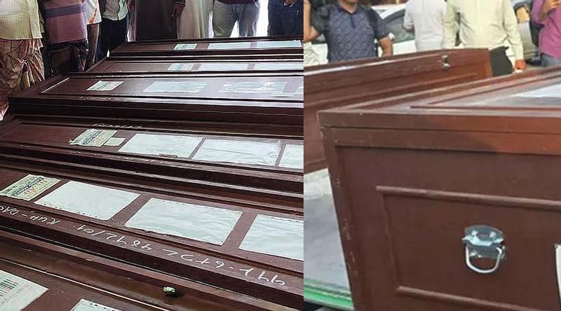 নিজ নিজ গ্রামের বাড়ির পথে সৌদিতে অগ্নিকাণ্ডে নিহত ৭ বাংলাদেশির মরদেহ