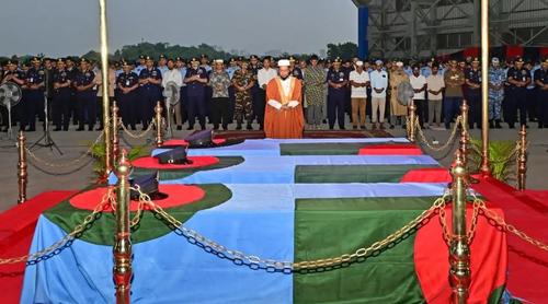 বিমানবাহিনীর নিহত ৩ সদস্যের নামাজে জানাজা সম্পন্ন, মরদেহ নেওয়া হয়েছে নিজ বাড়িতে