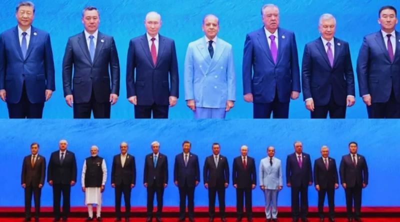 ছবি থেকে নরেন্দ্র মোদিকে বাদ দিলেন শেহবাজ শরীফ