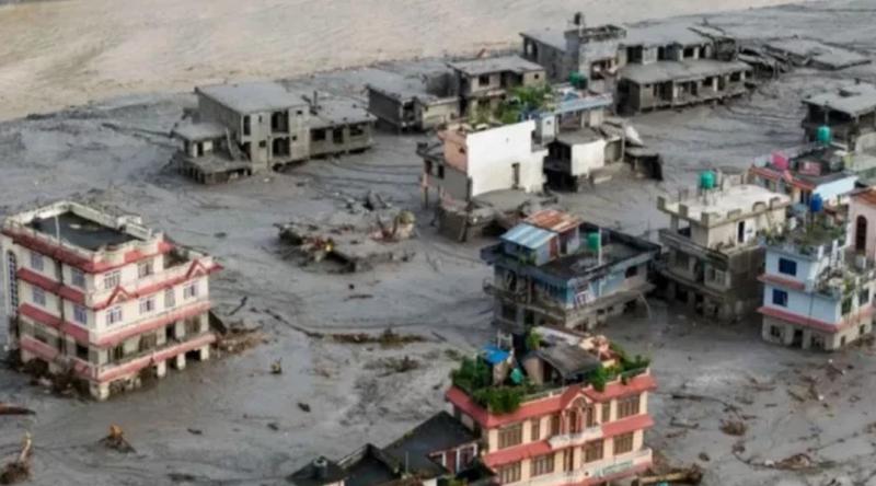 নেপাল ও চীনের তিব্বত অঞ্চলে ভয়াবহ বন্যায় মৃত্যু ১,২২৫, নিখোঁজ ৪,৭৫৭
