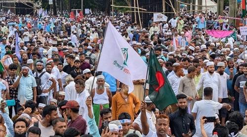 ৬ দফা দাবিতে লংমার্চে ১১ দলীয় ঐক্যের ব্যাপক প্রস্তুতি