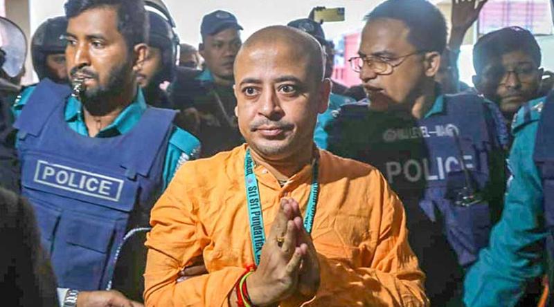 দুই মামলায় চিন্ময় কৃষ্ণ দাসের জামিন
