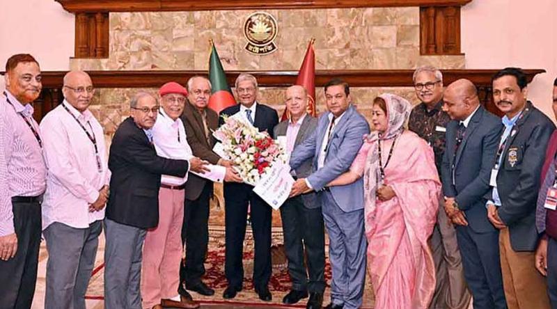 গণতন্ত্রের মূল শক্তি হচ্ছে গণমাধ্যম : রাষ্ট্রপতি