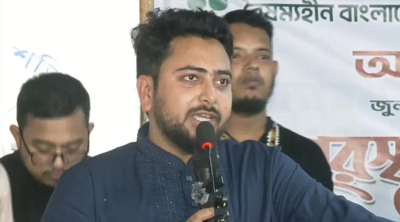 সরকারও আশির দশকে ফিরে যেতে চাইছে : নাহিদ ইসলাম