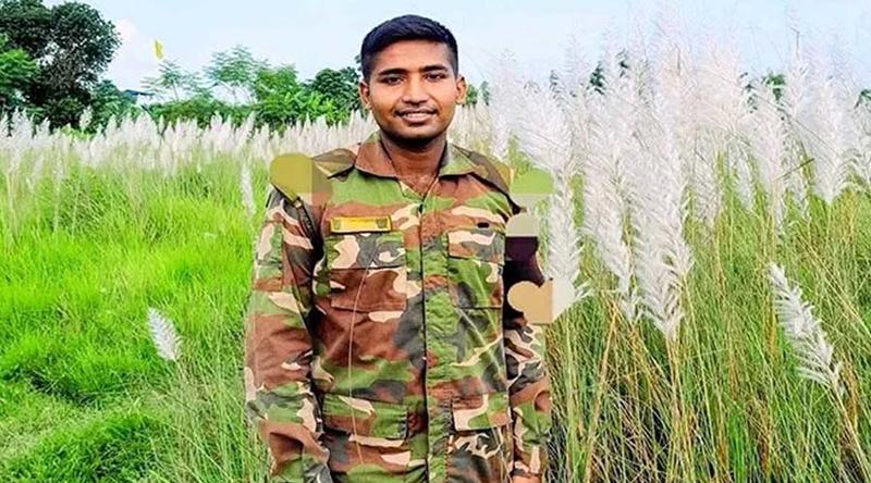 সদ্যজাত সন্তানকে রেখে না ফেরার দেশে সেনাসদস্য পিয়াস