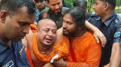 মায়ের শেষকৃত্যে অংশ নিয়ে ফের কারাগারে চিন্ময় কৃষ্ণ দাস