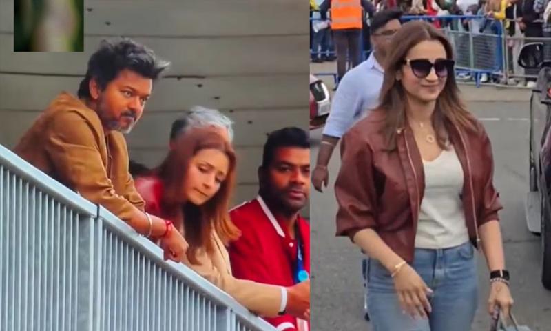 বিদেশ সফরে মুখ্যমন্ত্রী বিজয়ের সঙ্গী তৃষা!