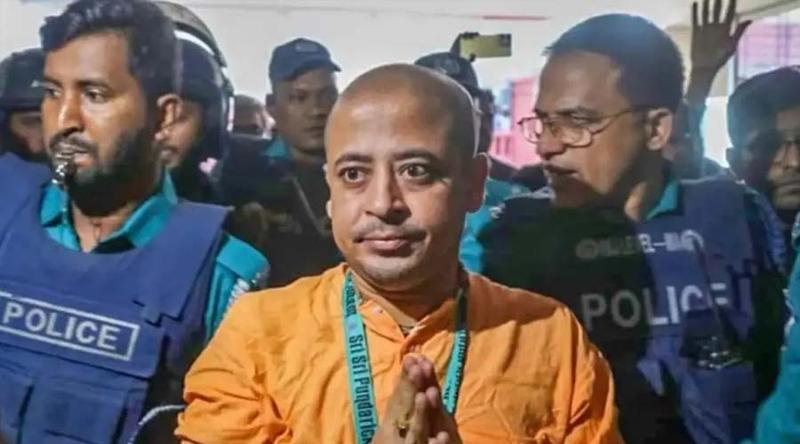 কারাগারেই মায়ের আদ্যশ্রাদ্ধ করার ইচ্ছে চিন্ময়ের, অনুমতি চেয়ে আবেদন