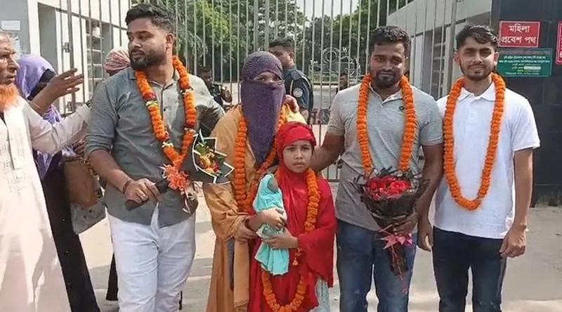 আলোচিত নুসরাত হত্যা মামলায় কাশিমপুর কারাগার থেকে মুক্তি পেলেন ৮ জন