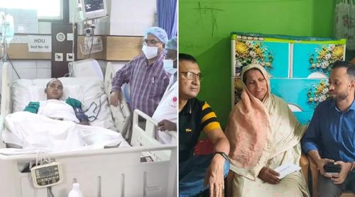 গুম হওয়া আলামিনের মা ও শহীদ জুবায়েরের বোনের খোঁজ নিলেন প্রধানমন্ত্রী