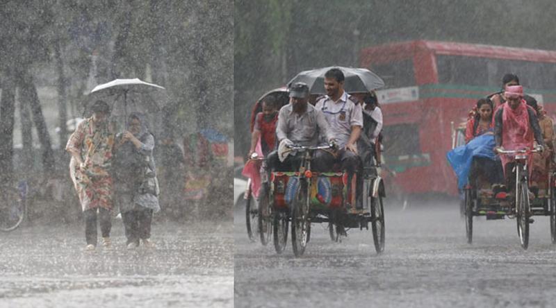 রাজধানীতে স্বস্তির বৃষ্টি