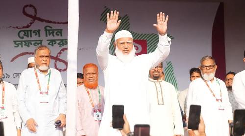 ১১ দলীয় ঐক্যের ঢাকা টু রংপুর লংমার্চের উদ্বোধনী সমাবেশ শুরু