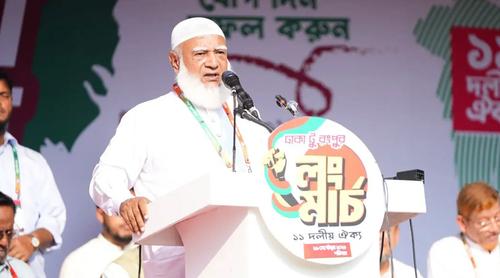 ঢাকা থেকে চট্টগ্রামে অনুষ্ঠিত লং মার্চ সফলতায় অনেকের মাথা গরম হয়ে গিয়েছে:  শফিকুর রহমান