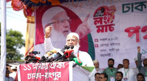 বিএনপি পানি খাবে কিন্তু ঘোলা করে: জামায়াত আমির