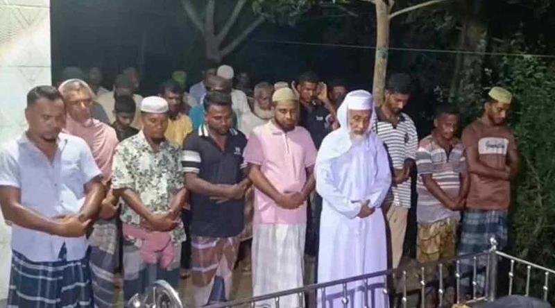এমপি গাজী নজরুলের দ্বিতীয় স্ত্রীর দাফন সম্পন্ন