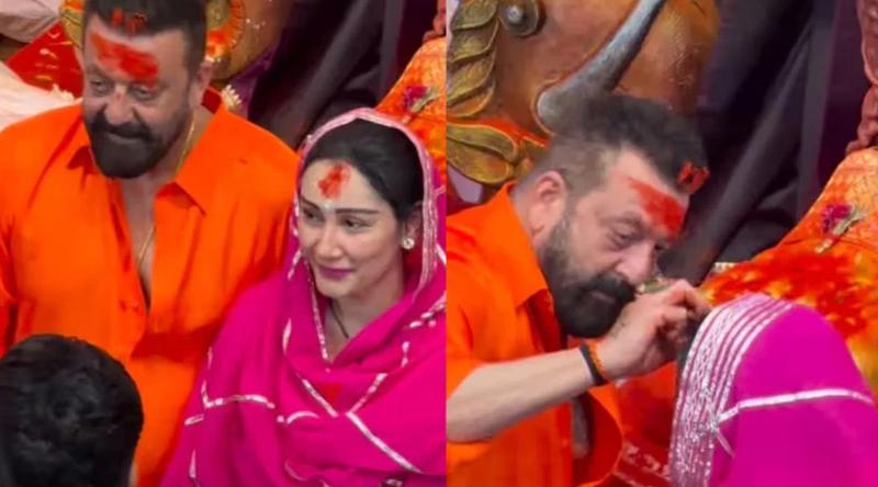 মান্যতাকে সিঁদুর পরিয়ে নতুন করে আলোচনায় অভিনেতা সঞ্জয় দত্ত