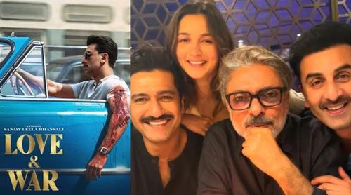 বানসালির ‘লাভ অ্যান্ড ওয়ার’-এর পোস্টারে নতুন লুকে রণবীর
